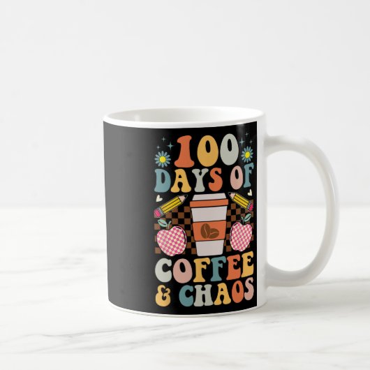 学校100日目先生のためのコーヒーの100日 コーヒーマグカップ (右)