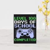 学校100日目子供へ カード (黄色い花)