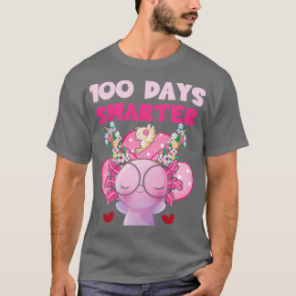 学校100日目100人の日頭が切れるが可愛い Tシャツ