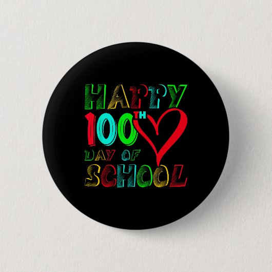 学校100日目100日かわいい学生ボーイズギ 缶バッジ (正面)