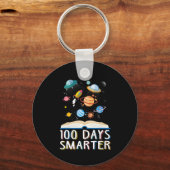 学校100日目100日書籍頭が切れる宇宙L キーホルダー (正面)