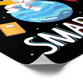 学校100日目100日書籍頭が切れる宇宙L ポスター (角)