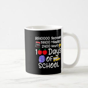 学校100日目100日2400時間144000分 コーヒーマグカップ