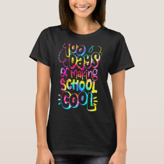 学校100日目100校日10カッコいい校 Tシャツ