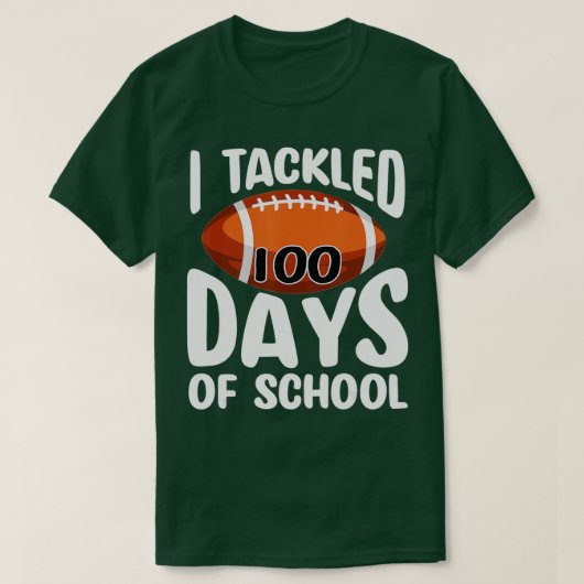 学校100日目 – 学校100人の日に取り組んだ Tシャツ (デザイン正面)