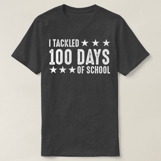 学校100日目 – 学校100人の日に取り組んだ Tシャツ (デザイン正面)