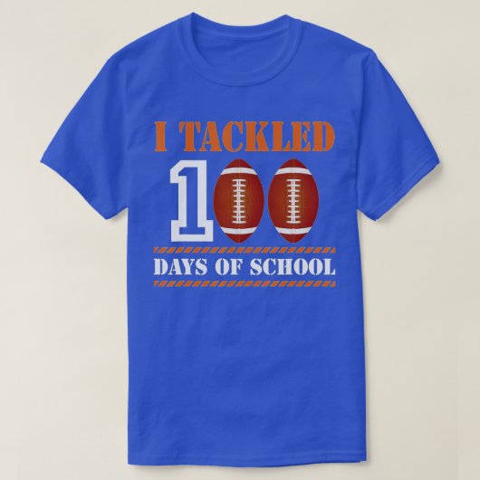 学校100日目 – 学校100人の日に取り組んだ Tシャツ (デザイン正面)