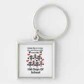 学校100日 キーホルダー (正面)