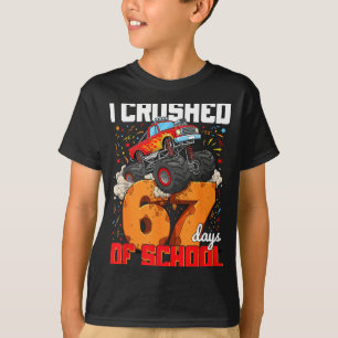 学校67日間をやり遂げた Gen Alphaスラング ミーム S Tシャツ