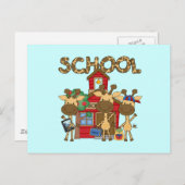 学校 – キリンTシャツ&ギフト ポストカード (正面/裏面)