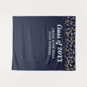 学校 クラス 年間 写真 背景 カスタム カラー タペストリー (正面(横))