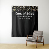 学校 クラス 年間 写真 背景 カスタム カラー タペストリー (インサイチュ)