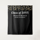 学校 クラス 年間 写真 背景 カスタム カラー タペストリー (正面)