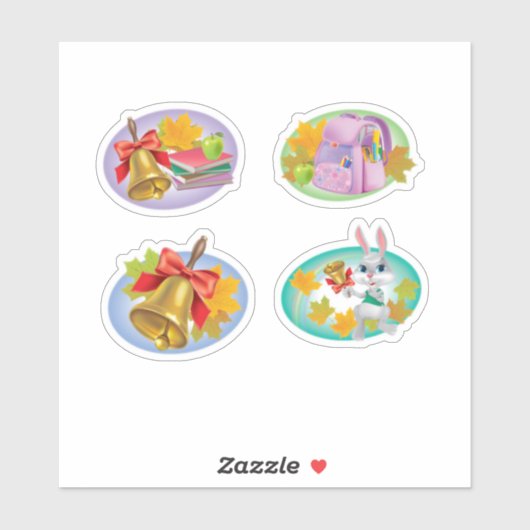 学校 シール (シート)