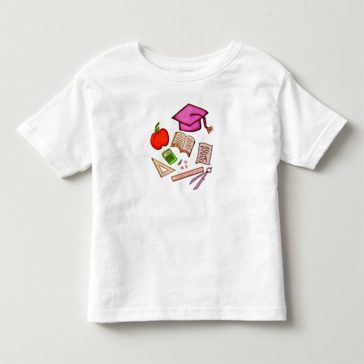 学校 トドラーTシャツ (正面)