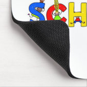 学校 マウスパッド (コーナー)