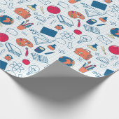 学校 ラッピングペーパー (角)
