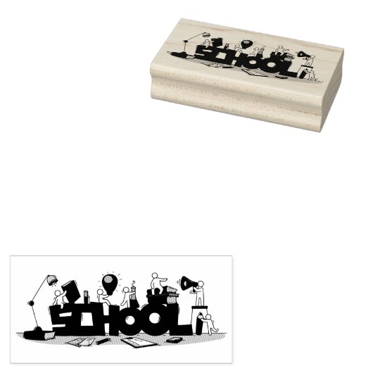 学校 ラバースタンプ (押印)