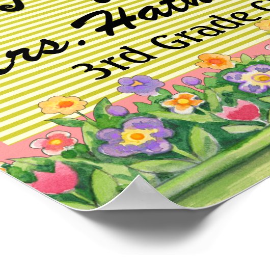 学校 – 先生教室へようこそ – SRF ポスター (角)