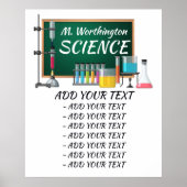 学校/先生/教室ポスター ポスター (正面)