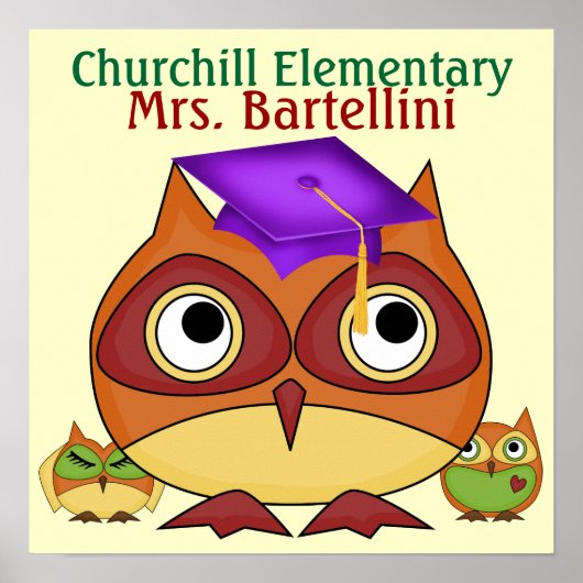 学校/先生/教室ポスター – SRF ポスター (正面)