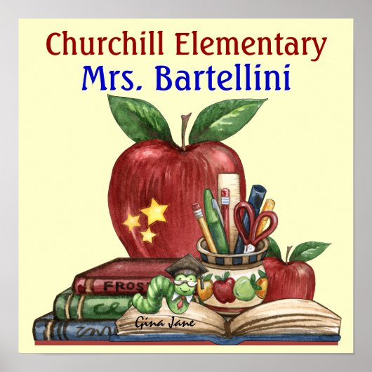 学校/先生/教室ポスター – SRF ポスター (正面)