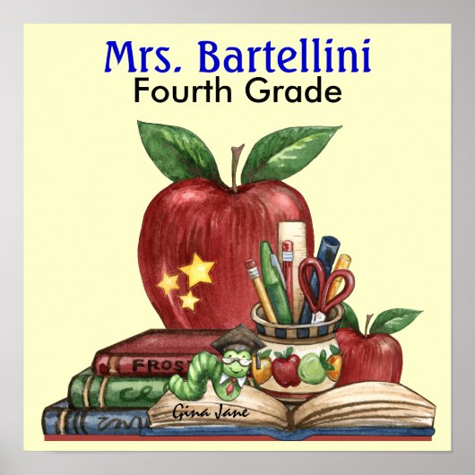 学校/先生/教室ポスター – SRF ポスター (正面)