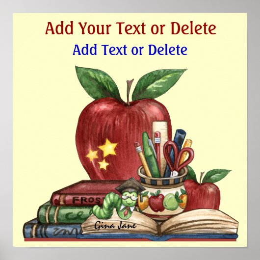 学校/先生/教室ポスター – SRF ポスター (正面)