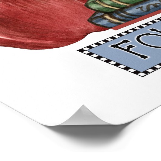 学校 – 先生- SRF ポスター (角)