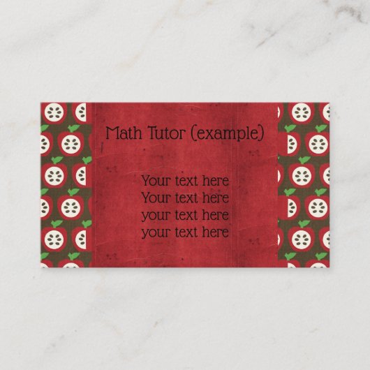 学校/教え家庭 名刺 (正面)