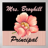 学校 – 校長 – 先生歓迎 – SRF ポスター (正面)