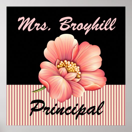 学校 – 校長 – 先生歓迎 – SRF ポスター (正面)