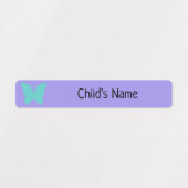 学校/防水の子の名前ラベル ラベル (デザイン1)