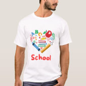 学校 Tシャツ (正面)
