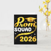 学校Pの2026年卒業生 プロム隊 カード (黄色い花)