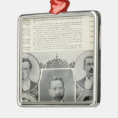 学校Sonoma郡、カリフォルニア メタルオーナメント (左)