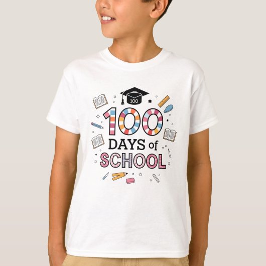 学校Tシャツ100日 Tシャツ (正面)