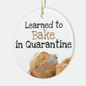 学検生中に焼くおもしろい文字パンフォト セラミックオーナメント (左)