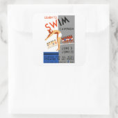 学泳ぐ スクエアシール (バッグ)