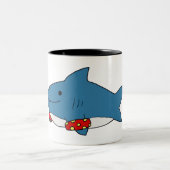 学泳ぐ ツートーンマグカップ (中央)