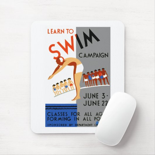 学泳ぐ マウスパッド (マウス)