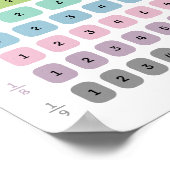 学率 ポスター (角)