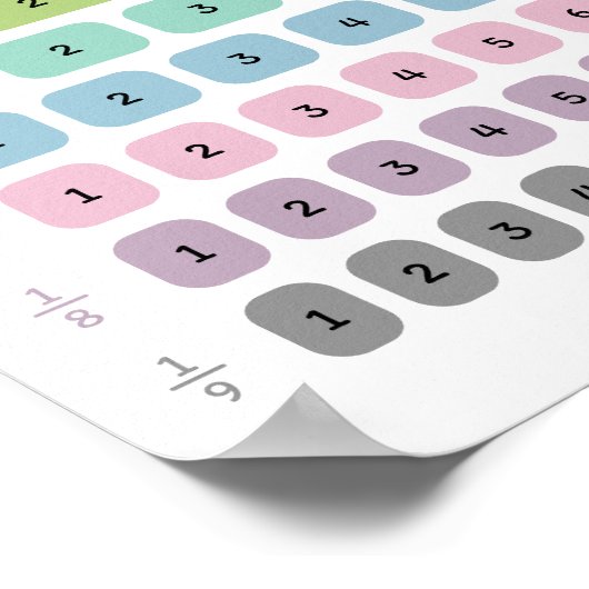 学率 ポスター (角)