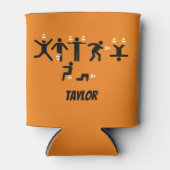 学生おもしろい卒業パーティートラフィックコーンパンク 缶クーラー (正面)