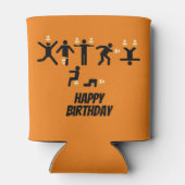 学生おもしろい卒業パーティートラフィックコーンパンク 缶クーラー (裏面)