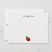 学生からのアップル先生スクールの評価  ノートカード (正面)