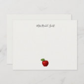 学生からのアップル先生スクールの評価 ノートカード (正面/裏面)