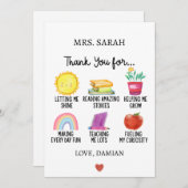 学生からの先生感謝の贈り物 シーズンカード (正面/裏面)