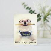 学生から保護者へ ポストカード (スタンド正面)