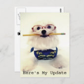 学生から保護者へ ポストカード (正面/裏面)